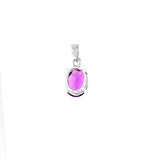 Dije de amatista en plata 925