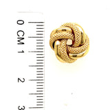 Aretes (nudos) en oro amarillo 10k