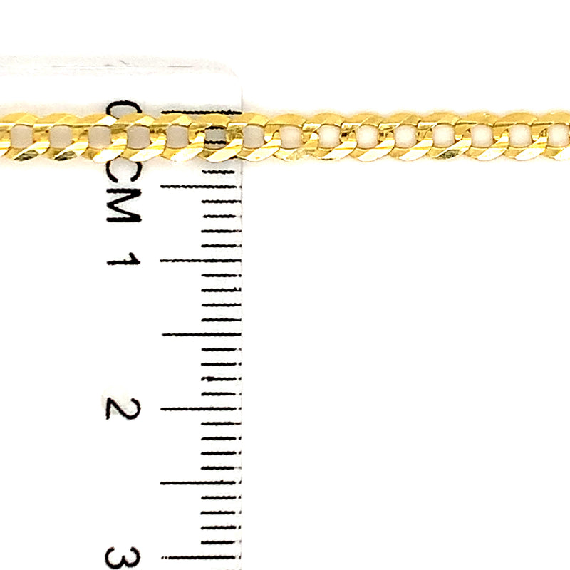 Tobillera (gourmet) 25cm 10kt.
