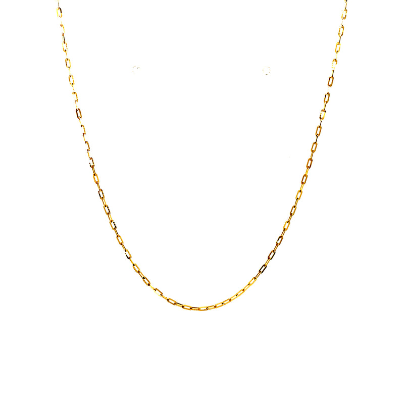 Cadena en oro amarillo 10kt. 50cm