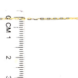 Cadena en oro amarillo 10kt. 50cm