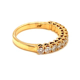 (MIA) Banda con diamantes en oro amarillo 18k  ANTES: $1,299.00