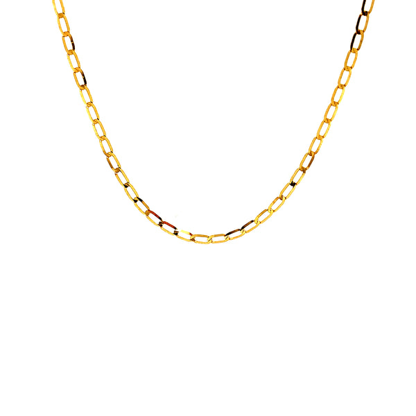 Cadena maciza en oro amarillo 18kt. 45CM