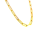 Cadena (Clips Hueca) 60cm en oro amarillo 18k