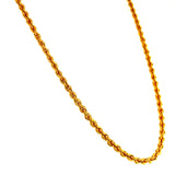 Cadena Cordón en oro amarillo 18k. 60cm