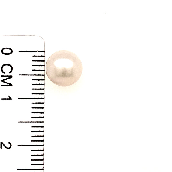 (SWAN) Aretes de perlas cultivadas en plata 925  ANTES:  $39.00