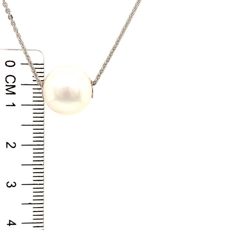 (SWAN) Collar de perlas cultivadas en plata 925. 45cm