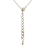 (SWAN) Collar (cruz) de perlas cultivadas en plata 925. 42/47cm