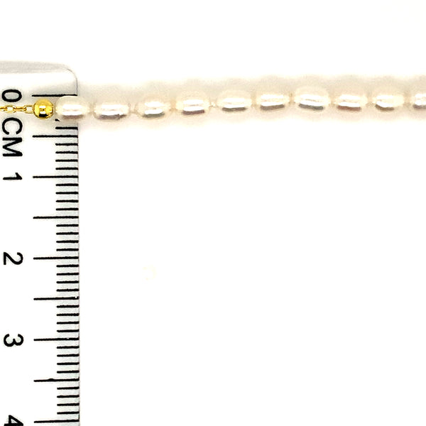 (SWAN) Collar ajustable de perlas cultivadas en plata 925  ANTES:  $79.00