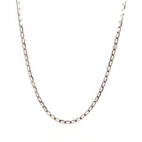 Cadena en oro blanco 10kt. 45cm