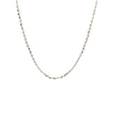 Cadena en oro blanco 10kt. 45cm