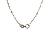 Cadena en oro blanco 10kt. 45cm