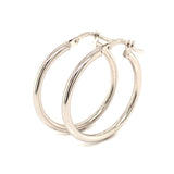 Argollas en oro blanco 10kt