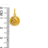 Dije (ángel) en oro amarillo 18k