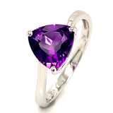 Anillo de amatista en plata 925