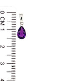 Dije de amatista en plata 925