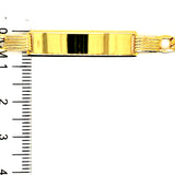 Pulsera gourmet en oro amarillo 10kt. 21cm