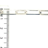 Collar (clip) en oro blanco 10k. 45cm