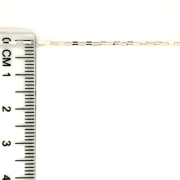 Cadena Clip en plata 925. 60cm