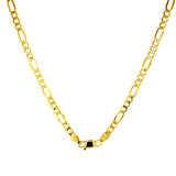Cadena (cartier) en oro amarillo 10k. 45cm