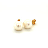 Aretes de perlas cultivadas en oro amarillo 14k  ANTES: $169.00