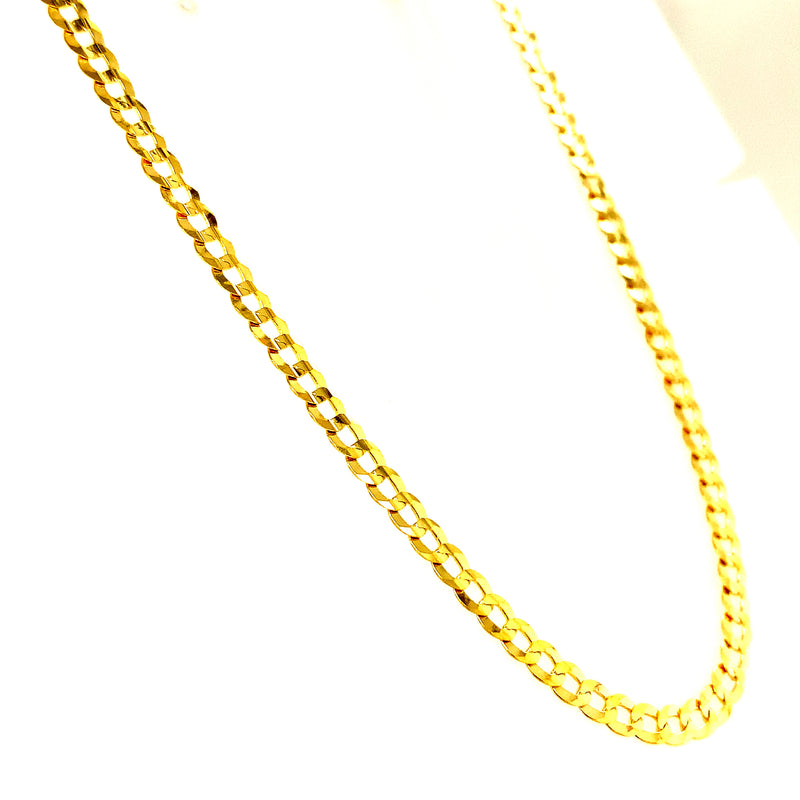 Cadena (gourmet) en oro amarillo 10kt. 60cm