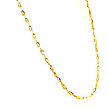 Cadena (mini clip) en oro amarillo 10k. 50cm