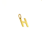 Dije (inicial H) en oro amarillo 10k