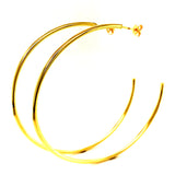 Argollas en oro amarillo 18kt