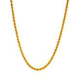 Cadena (cordón) en oro amarillo 18kt. 60cm