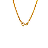 Cadena (cordón) en oro amarillo 18kt. 60cm