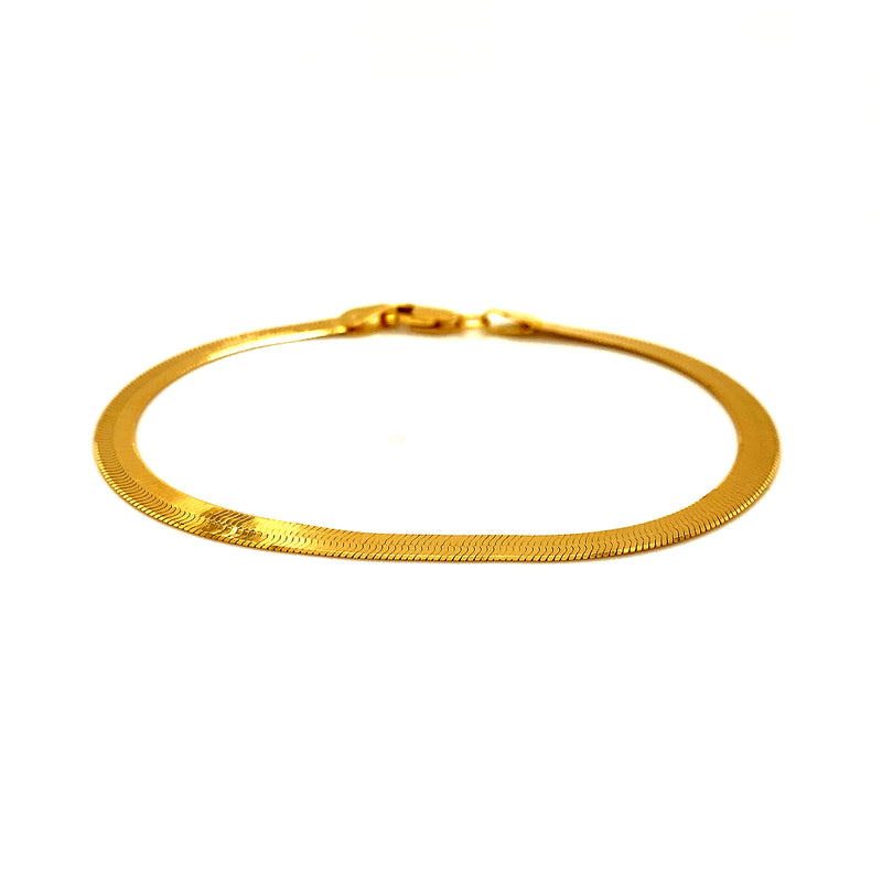 Pulsera (omega) en oro amarillo 10kt. 19cm