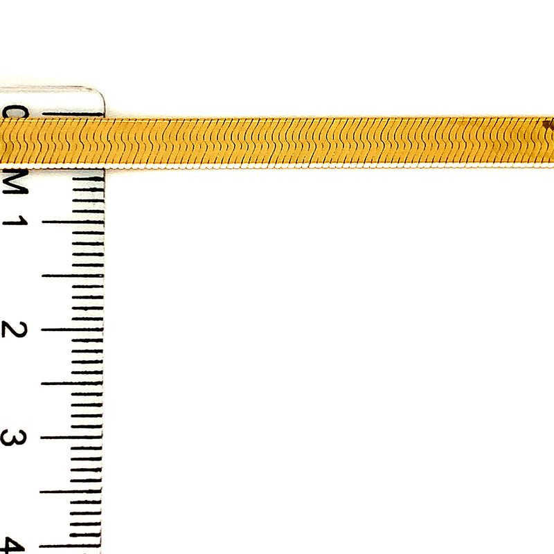Pulsera (omega) en oro amarillo 10kt. 18.5cm
