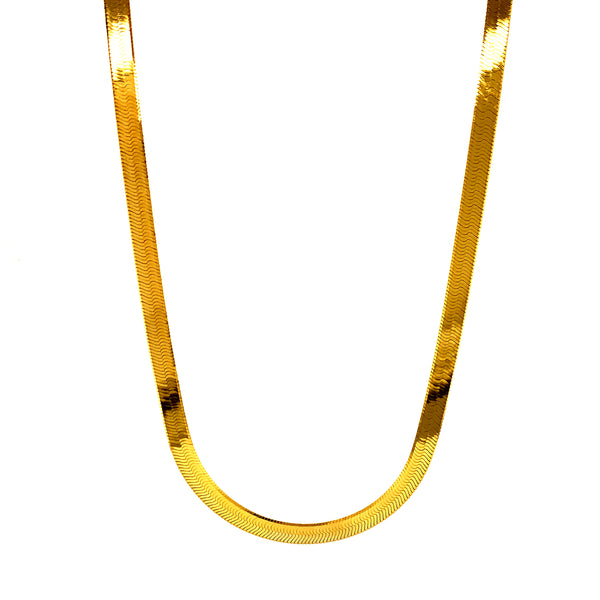 Cadena (omega maciza) en oro amarillo 10kt. 50cm