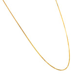 Cadena (Veneciana Maciza) 50cm en oro amarillo 18k