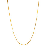Cadena (Veneciana Maciza) 50cm en oro amarillo 18k