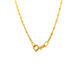 Cadena (Singapur) 50cm en oro amarillo 18k