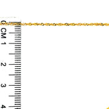 Cadena (Singapur) 50cm en oro amarillo 18k