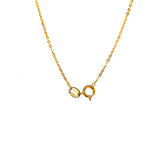 Cadena (Rolo Maciza) 50cm en oro amarillo 18k