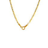 Cadena (Gourmet Maciza) 60cm en oro amarillo 18k