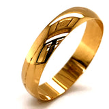 Banda 5mm en oro amarillo 18k