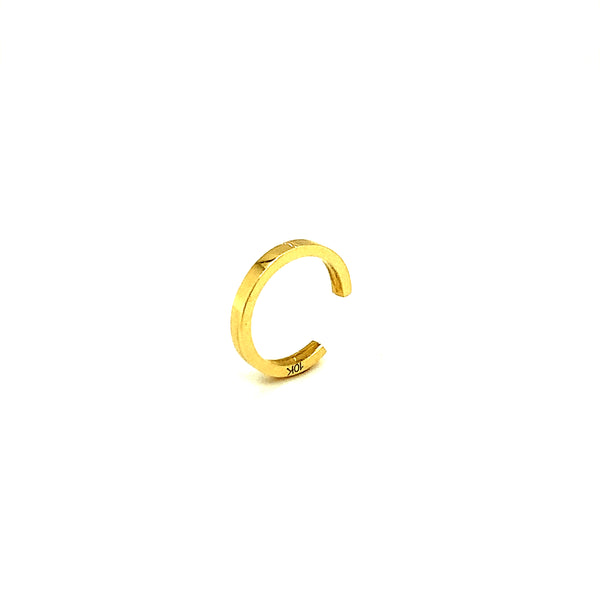 Piercing de oreja (earcuff) en oro amarillo 10k