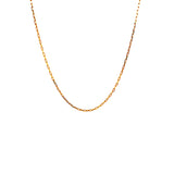 Cadena (mini clip) 45cm en oro amarillo 18k