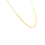 Cadena (mini clip) 45cm en oro amarillo 18k