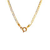 Cadena (Mini Clip) en oro amarillo 18kt. 40cm