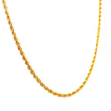 Cadena (Cordón Hueca) en oro amarillo 10kt. 45cm
