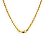 Cadena (Cordón Hueca) en oro amarillo 10kt. 45cm