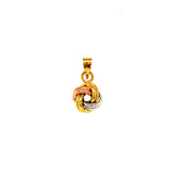 Dije (nudo) en oro tres tonos 10KT