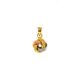 Dije (nudo) en oro tres tonos 10KT