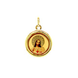 Dije (Jesus) en oro amarillo 10kt.